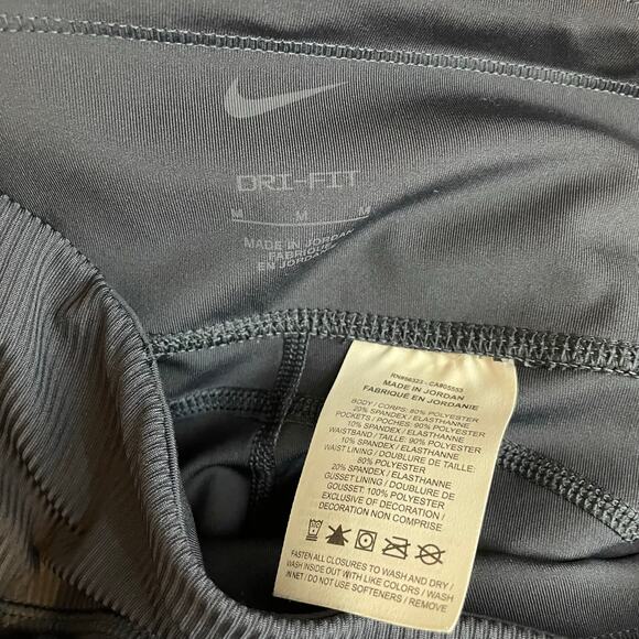 Nike Dri Fit Femme Fast 7/8 ankle Running Leggings Pants Thunder Blue Womens M - Picture 13 of 17